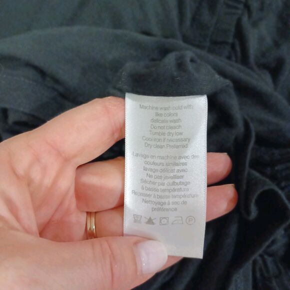 Veronica Beard Lockwood Ruched Jersey Midi Dress In Black XS Fitted Classy Comfy - Picture 11 of 12